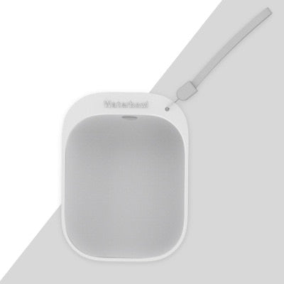 Universal Pet Hydration Adapter – Portable Bottle Attachment & Travel Drinking Scoop in a sleek gray design with a strap for easy carrying, ideal for hydrating pets on the go.